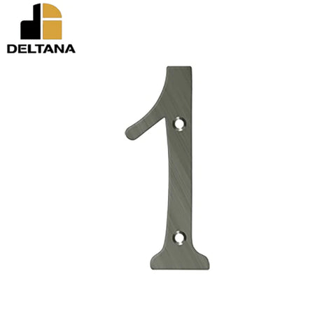 Deltana - 6" Numbers - Solid Brass - Optional Finish Deltana - 6" Numbers - Solid Brass - Optional Finish