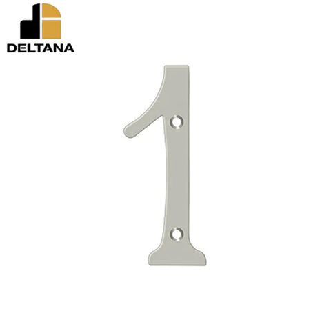 Deltana - 6" Numbers - Solid Brass - Optional Finish Deltana - 6" Numbers - Solid Brass - Optional Finish