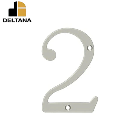 Deltana - 6" Numbers - Solid Brass - Optional Finish Deltana - 6" Numbers - Solid Brass - Optional Finish