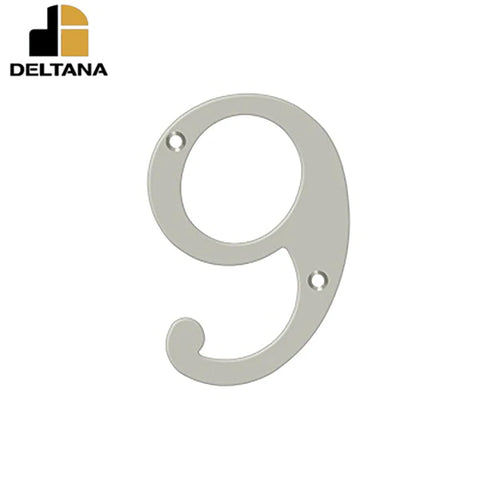 Deltana - 6" Numbers - Solid Brass - Optional Finish Deltana - 6" Numbers - Solid Brass - Optional Finish
