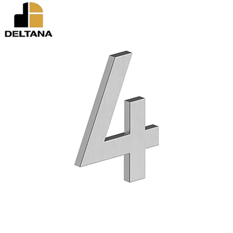 Deltana - 4" Number 4 - B Series w/ Risers - Stainless Steel - Optional Finish Deltana - 4" Number 4 - B Series w/ Risers - Stainless Steel - Optional Finish