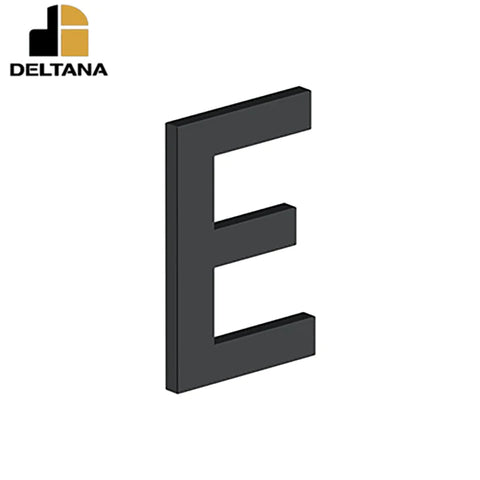 Deltana - 4" Letter E - B Series w/ Risers - Stainless Steel - Optional Finish Deltana - 4" Letter E - B Series w/ Risers - Stainless Steel - Optional Finish