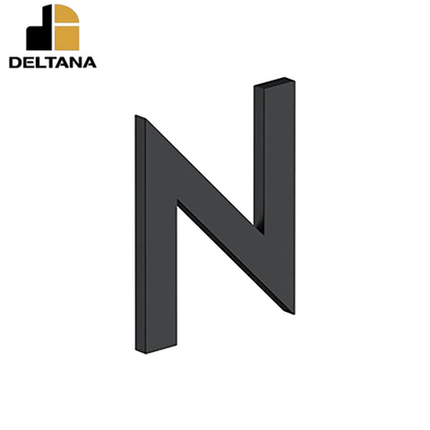 Deltana - 4" Letter N - B Series w/ Risers - Stainless Steel - Optional Finish Deltana - 4" Letter N - B Series w/ Risers - Stainless Steel - Optional Finish
