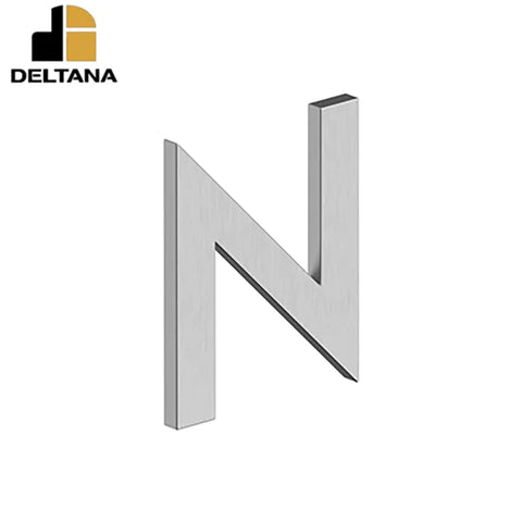 Deltana - 4" Letter N - B Series w/ Risers - Stainless Steel - Optional Finish Deltana - 4" Letter N - B Series w/ Risers - Stainless Steel - Optional Finish