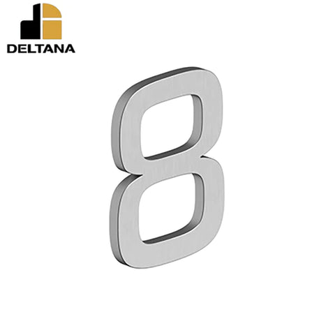 Deltana - 4" Number 8 - E Series w/ Risers - Stainless Steel - Optional Finish Deltana - 4" Number 8 - E Series w/ Risers - Stainless Steel - Optional Finish