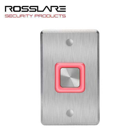 Rosslare - EX07OO - Request To Exit Button w/Toggle - No Print - Digital Piezo- 12-24 VDC - UHS Hardware Rosslare - EX07OO - Request To Exit Button w/Toggle - No Print - Digital Piezo- 12-24 VDC - UHS Hardware