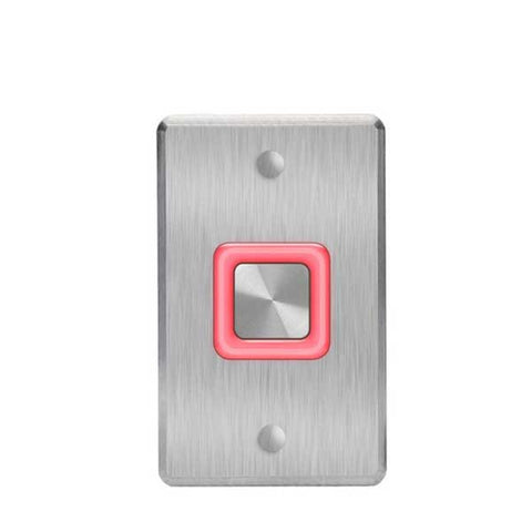 Rosslare - EX07OO - Request To Exit Button w/Toggle - No Print - Digital Piezo- 12-24 VDC - UHS Hardware Rosslare - EX07OO - Request To Exit Button w/Toggle - No Print - Digital Piezo- 12-24 VDC - UHS Hardware