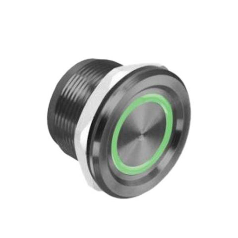 Rosslare - PX-34B - Piezoelectric Switch - LED Ring - 5-30 VDC - IP68 - Black - UHS Hardware Rosslare - PX-34B - Piezoelectric Switch - LED Ring - 5-30 VDC - IP68 - Black - UHS Hardware