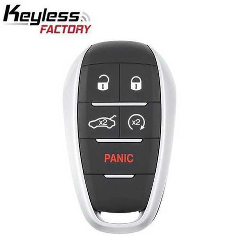 2017-2020 Alfa Romeo Giulia Stelvio / 5-Button Smart Key / PN: 6EP44LXHAA / KR5ALFA434 (RSK-ALR-434) - UHS Hardware 2017-2020 Alfa Romeo Giulia Stelvio / 5-Button Smart Key / PN: 6EP44LXHAA / KR5ALFA434 (RSK-ALR-434) - UHS Hardware