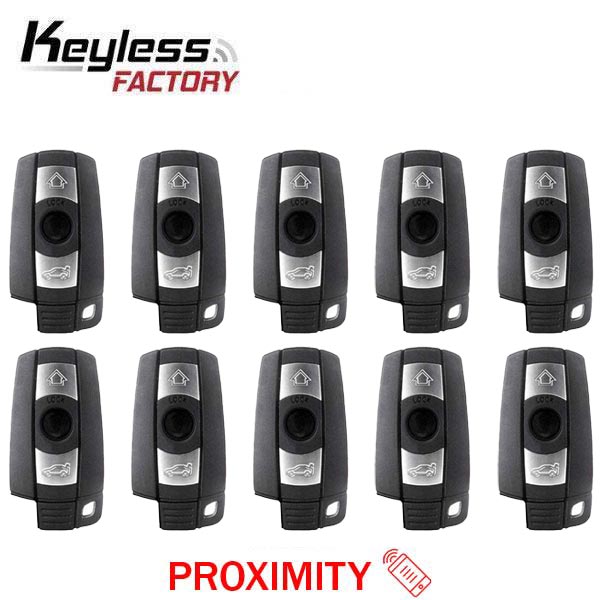 2004-2010 BMW 3 / 5 Series / 3-Button Smart Key / PN: 6986583-04 / KR55WK49147 / 315 MHz (Comfort Access) (AFTERMARKET) (BUNDLE OF 10) - UHS Hardware 2004-2010 BMW 3 / 5 Series / 3-Button Smart Key / PN: 6986583-04 / KR55WK49147 / 315 MHz (Comfort Access) (AFTERMARKET) (BUNDLE OF 10) - UHS Hardware