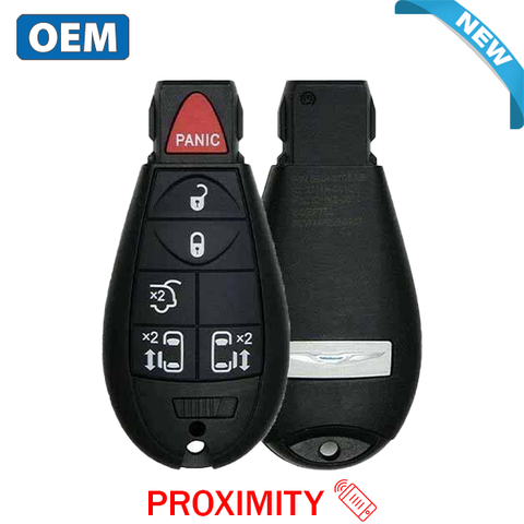 2011-2016 Chrysler Town & Country / 6-Button Fobik Key / PN: 68070394AJ / IYZ-C01C / Keyless Go Fobik (OEM) - UHS Hardware 2011-2016 Chrysler Town & Country / 6-Button Fobik Key / PN: 68070394AJ / IYZ-C01C / Keyless Go Fobik (OEM) - UHS Hardware