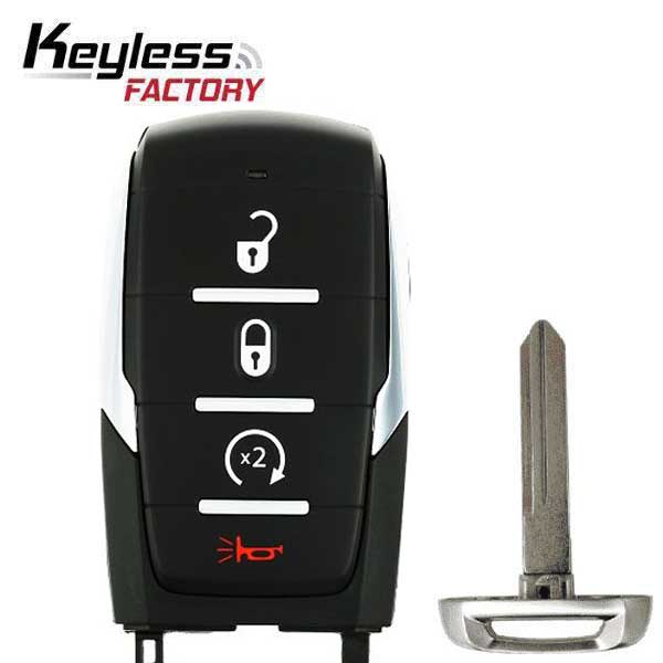 2019-2020 Dodge Ram 1500 Pickup / 4-Button Smart Key / PN: 68291689AD / OHT-4882056 (RSK-DDG-1504) - UHS Hardware 2019-2020 Dodge Ram 1500 Pickup / 4-Button Smart Key / PN: 68291689AD / OHT-4882056 (RSK-DDG-1504) - UHS Hardware