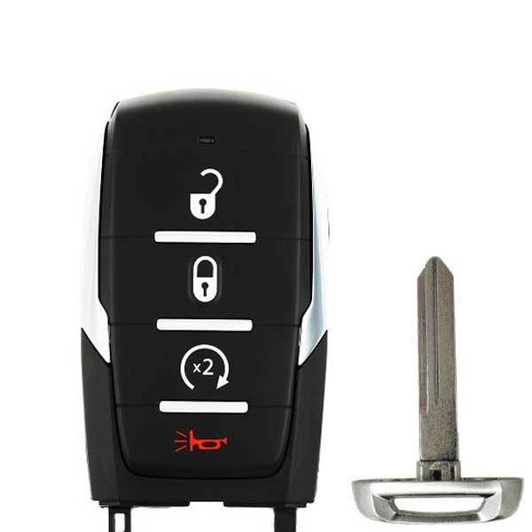 2019-2020 Dodge Ram 1500 Pickup / 4-Button Smart Key / PN: 68291689AD / OHT-4882056 (RSK-DDG-1504) - UHS Hardware 2019-2020 Dodge Ram 1500 Pickup / 4-Button Smart Key / PN: 68291689AD / OHT-4882056 (RSK-DDG-1504) - UHS Hardware