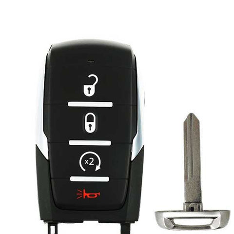2019-2020 Dodge Ram 1500 Pickup / 4-Button Smart Key / PN: 68291689AD / OHT-4882056 (RSK-DDG-1504) - UHS Hardware 2019-2020 Dodge Ram 1500 Pickup / 4-Button Smart Key / PN: 68291689AD / OHT-4882056 (RSK-DDG-1504) - UHS Hardware