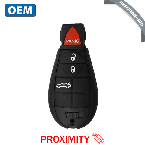 2008-2010 Chrysler 300 / 4-Button Fobik Key / PN: 56046708 AE / IYZ-C01C / Keyless Go Fobik (OEM Refurb) - UHS Hardware 2008-2010 Chrysler 300 / 4-Button Fobik Key / PN: 56046708 AE / IYZ-C01C / Keyless Go Fobik (OEM Refurb) - UHS Hardware