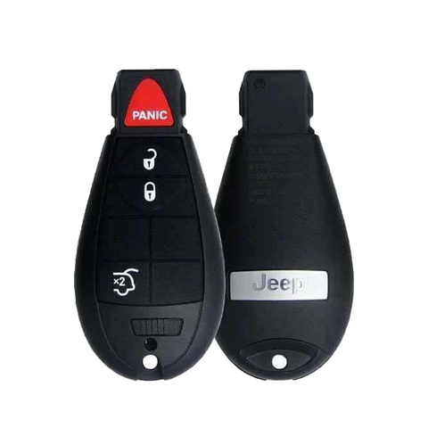 2009-2013 Jeep Grand Cherokee / 4-Button Fobik Key / PN: 68051664AH / IYZ-C01C / Keyless Go Fobik (OEM Refurb) - UHS Hardware 2009-2013 Jeep Grand Cherokee / 4-Button Fobik Key / PN: 68051664AH / IYZ-C01C / Keyless Go Fobik (OEM Refurb) - UHS Hardware