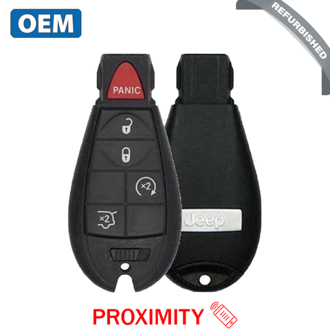 2009-2013 Jeep Grand Cherokee / 5-Button Fobik Key / PN: 05026453AI / IYZ-C01C / Keyless Go Fobik (OEM Refurb) - UHS Hardware 2009-2013 Jeep Grand Cherokee / 5-Button Fobik Key / PN: 05026453AI / IYZ-C01C / Keyless Go Fobik (OEM Refurb) - UHS Hardware