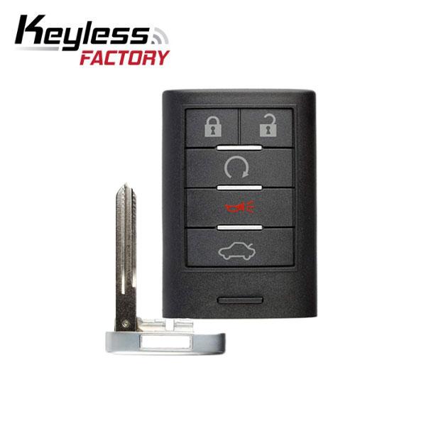 Cadillac CTS STS 2008-2015 / 5-Button Smart Key / M3N5WY7777A / (RSK-GM-77A-5) - UHS Hardware Cadillac CTS STS 2008-2015 / 5-Button Smart Key / M3N5WY7777A / (RSK-GM-77A-5) - UHS Hardware