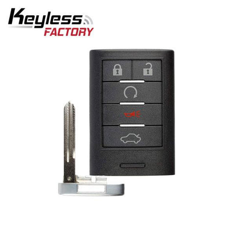 Cadillac CTS STS 2008-2015 / 5-Button Smart Key / M3N5WY7777A / (RSK-GM-77A-5) - UHS Hardware Cadillac CTS STS 2008-2015 / 5-Button Smart Key / M3N5WY7777A / (RSK-GM-77A-5) - UHS Hardware