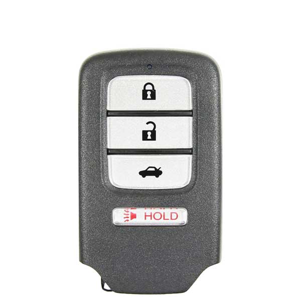 2013-2015 Honda Accord Civic / 4-Button Smart Key / PN: 72147-T2A-A01 / ACJ932HK1210A (RSK-HON-AC12-4) - UHS Hardware 2013-2015 Honda Accord Civic / 4-Button Smart Key / PN: 72147-T2A-A01 / ACJ932HK1210A (RSK-HON-AC12-4) - UHS Hardware