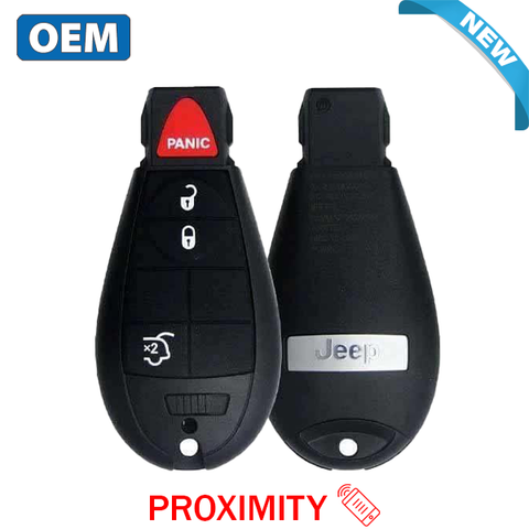 2009-2013 Jeep Grand Cherokee / 4-Button Fobik Key / PN: 68051664AI / IYZ-C01C / Keyless Go Fobik (OEM) - UHS Hardware 2009-2013 Jeep Grand Cherokee / 4-Button Fobik Key / PN: 68051664AI / IYZ-C01C / Keyless Go Fobik (OEM) - UHS Hardware
