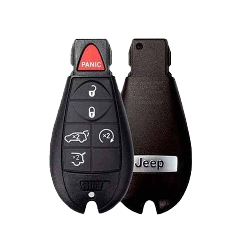 2009-2013 Jeep Grand Cherokee / 6-Button Fobik Key / PN: 68051666AI / IYZ-C01C / Keyless Go Fobik (OEM) - UHS Hardware 2009-2013 Jeep Grand Cherokee / 6-Button Fobik Key / PN: 68051666AI / IYZ-C01C / Keyless Go Fobik (OEM) - UHS Hardware