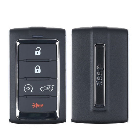 2021-2022 Jeep Grand Cherokee L / 5-Button Smart Key / PN: 68377534AB / M3NWXF0B1 (OEM Refurb) 2021-2022 Jeep Grand Cherokee L / 5-Button Smart Key / PN: 68377534AB / M3NWXF0B1 (OEM Refurb)