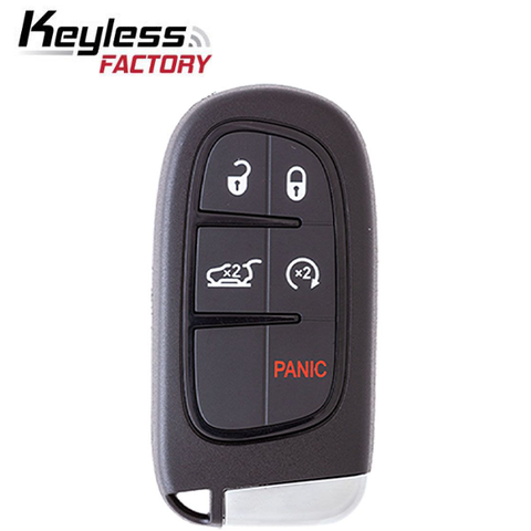 2014-2020 Jeep Cherokee / 5-Button Smart Key / GQ4-54T (RSK-JP-54T-5) - UHS Hardware 2014-2020 Jeep Cherokee / 5-Button Smart Key / GQ4-54T (RSK-JP-54T-5) - UHS Hardware