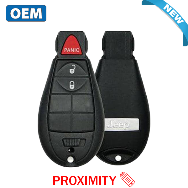 2009-2013 Jeep Grand Cherokee / 3-Button Fobik Key / PN: 56046733AH / IYZ-C01C / Keyless Go Fobik (OEM) - UHS Hardware 2009-2013 Jeep Grand Cherokee / 3-Button Fobik Key / PN: 56046733AH / IYZ-C01C / Keyless Go Fobik (OEM) - UHS Hardware