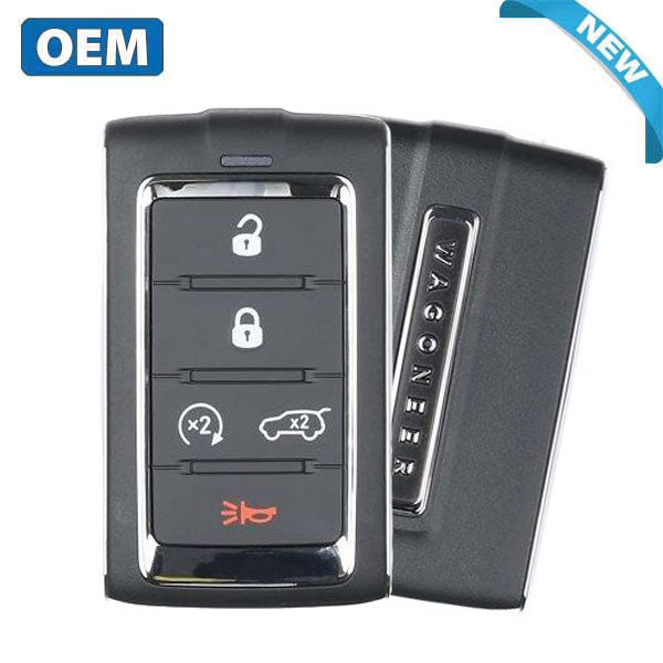 2021-2022 Jeep Grand Wagoneer / 5-Button Smart Key / PN: 68469565AA / M3NWXF0B1 (OEM) - UHS Hardware 2021-2022 Jeep Grand Wagoneer / 5-Button Smart Key / PN: 68469565AA / M3NWXF0B1 (OEM) - UHS Hardware