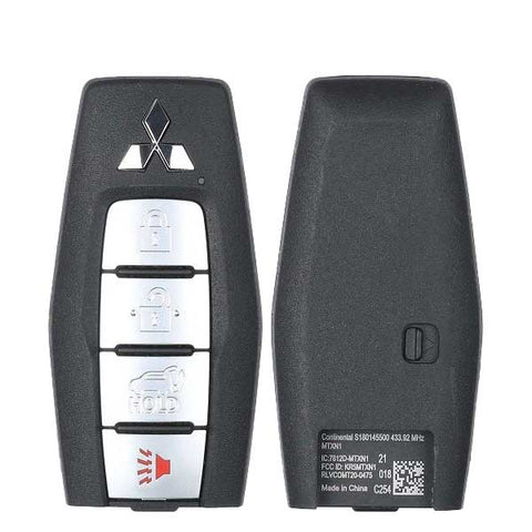 2021-2022 Mitsubishi Outlander / 4-Button Smart Key / PN: 8637C254 / KR5MTXN1 (OEM) - UHS Hardware 2021-2022 Mitsubishi Outlander / 4-Button Smart Key / PN: 8637C254 / KR5MTXN1 (OEM) - UHS Hardware