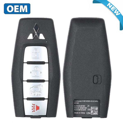 2021-2022 Mitsubishi Outlander / 4-Button Smart Key / PN: 8637C254 / KR5MTXN1 (OEM) - UHS Hardware 2021-2022 Mitsubishi Outlander / 4-Button Smart Key / PN: 8637C254 / KR5MTXN1 (OEM) - UHS Hardware