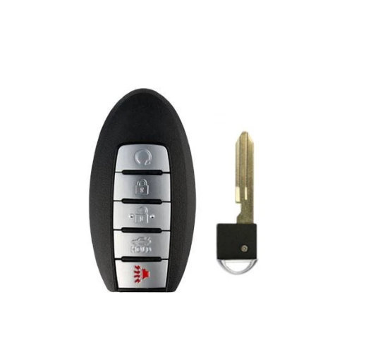 2013-2015 Nissan Maxima / Altima / 5-Button Prox Smart Key / PN: 285E3-3TP5A / KR5S180144014 / IC 014 (RSK-NIS-1315-5) - UHS Hardware 2013-2015 Nissan Maxima / Altima / 5-Button Prox Smart Key / PN: 285E3-3TP5A / KR5S180144014 / IC 014 (RSK-NIS-1315-5) - UHS Hardware