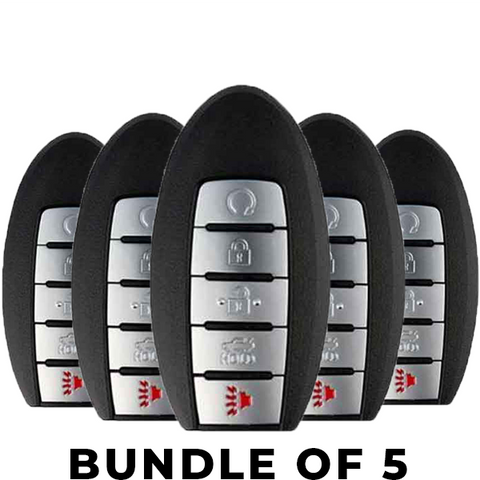 5 x 2016-2018 Infiniti / Nissan / 5-Button Smart Key / KR5S180144014 / (IC 204) (BUNDLE OF 5) - UHS Hardware 5 x 2016-2018 Infiniti / Nissan / 5-Button Smart Key / KR5S180144014 / (IC 204) (BUNDLE OF 5) - UHS Hardware
