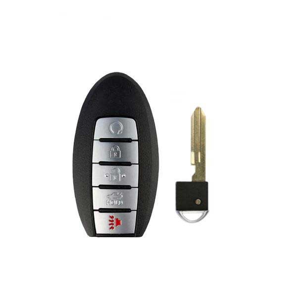 2016-2018 Infiniti / Nissan / 5-Button Smart Key / PN: 285E3-4RA0B / KR5S180144014 / (IC 204) (AFTERMARKET) - UHS Hardware 2016-2018 Infiniti / Nissan / 5-Button Smart Key / PN: 285E3-4RA0B / KR5S180144014 / (IC 204) (AFTERMARKET) - UHS Hardware