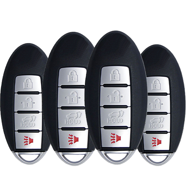 4 x 2014-2016 Nissan Rogue / 4-Button Smart Key / KR5S180144106 (BUNDLE OF 4) - UHS Hardware 4 x 2014-2016 Nissan Rogue / 4-Button Smart Key / KR5S180144106 (BUNDLE OF 4) - UHS Hardware