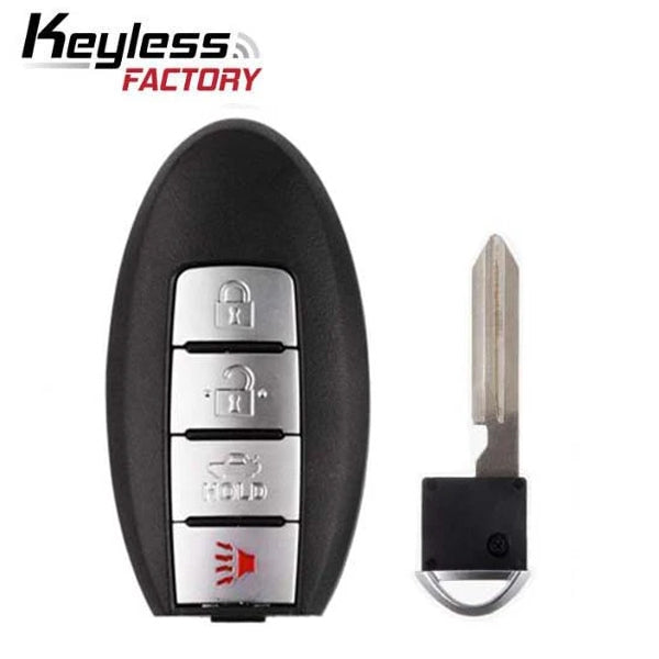 2013-2019 Nissan Sentra Versa Leaf / 4-Button Smart Key / PN: 285E3-3SG0D / CWTWB1U840 (RSK-NIS-SEN4) - UHS Hardware 2013-2019 Nissan Sentra Versa Leaf / 4-Button Smart Key / PN: 285E3-3SG0D / CWTWB1U840 (RSK-NIS-SEN4) - UHS Hardware