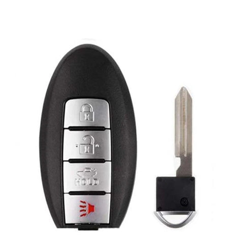2013-2019 Nissan Sentra Versa Leaf / 4-Button Smart Key / PN: 285E3-3SG0D / CWTWB1U840 (RSK-NIS-SEN4) - UHS Hardware 2013-2019 Nissan Sentra Versa Leaf / 4-Button Smart Key / PN: 285E3-3SG0D / CWTWB1U840 (RSK-NIS-SEN4) - UHS Hardware