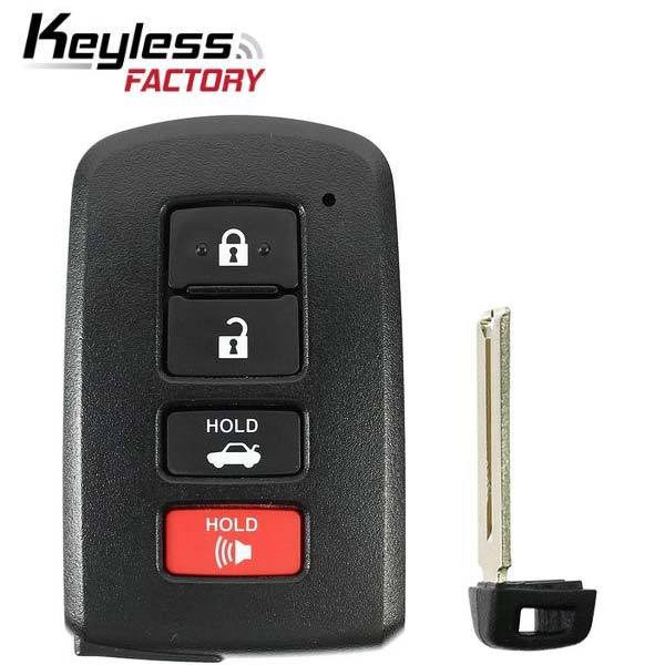 2012-2020 Toyota / 4-Button Smart Key / HYQ14FBA / G Board 0020 (RSK-TOY-00204) - UHS Hardware 2012-2020 Toyota / 4-Button Smart Key / HYQ14FBA / G Board 0020 (RSK-TOY-00204) - UHS Hardware