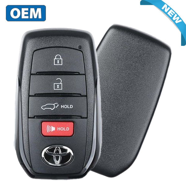 2022 Toyota Corolla Cross / 4-Button Smart Key / PN: 8990H-0A020 / 1551A-14FBW (OEM) - UHS Hardware 2022 Toyota Corolla Cross / 4-Button Smart Key / PN: 8990H-0A020 / 1551A-14FBW (OEM) - UHS Hardware
