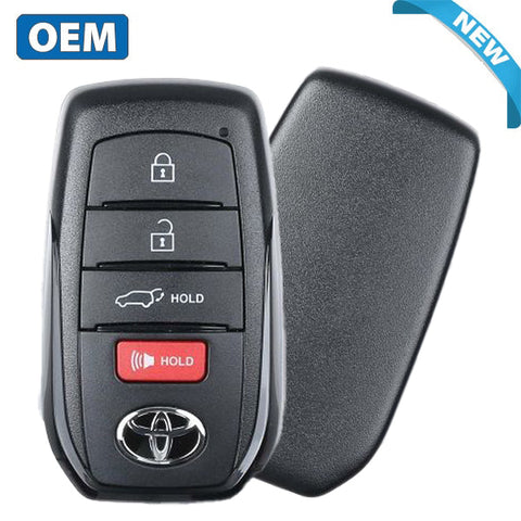 2022 Toyota Corolla Cross / 4-Button Smart Key / PN: 8990H-0A020 / 1551A-14FBW (OEM) - UHS Hardware 2022 Toyota Corolla Cross / 4-Button Smart Key / PN: 8990H-0A020 / 1551A-14FBW (OEM) - UHS Hardware