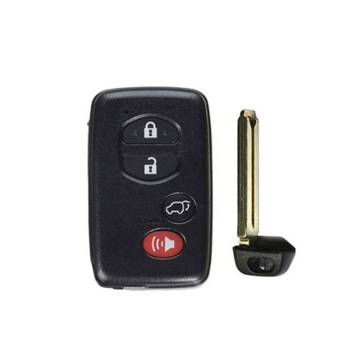 2008-2013 Toyota Highlander / 4-Button Smart Key / PN: 89904-48110 / HYQ14AAB (0140 Board) (RSK-TOY-HIGH-4) - UHS Hardware 2008-2013 Toyota Highlander / 4-Button Smart Key / PN: 89904-48110 / HYQ14AAB (0140 Board) (RSK-TOY-HIGH-4) - UHS Hardware
