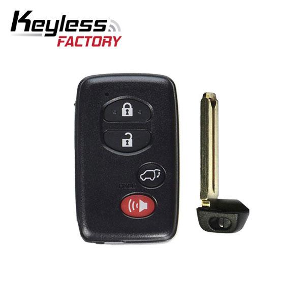 2008-2013 Toyota Highlander / 4-Button Smart Key / PN: 89904-48110 / HYQ14AAB (0140 Board) (RSK-TOY-HIGH-4) - UHS Hardware 2008-2013 Toyota Highlander / 4-Button Smart Key / PN: 89904-48110 / HYQ14AAB (0140 Board) (RSK-TOY-HIGH-4) - UHS Hardware