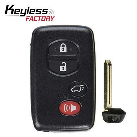 2008-2013 Toyota Highlander / 4-Button Smart Key / PN: 89904-48110 / HYQ14AAB (0140 Board) (RSK-TOY-HIGH-4) - UHS Hardware 2008-2013 Toyota Highlander / 4-Button Smart Key / PN: 89904-48110 / HYQ14AAB (0140 Board) (RSK-TOY-HIGH-4) - UHS Hardware