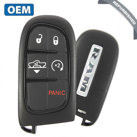 2013-2018 Dodge Ram / 5-Button Smart Key / PN: 68159657 / GQ4-54T (OEM Refurb) 2013-2018 Dodge Ram / 5-Button Smart Key / PN: 68159657 / GQ4-54T (OEM Refurb)