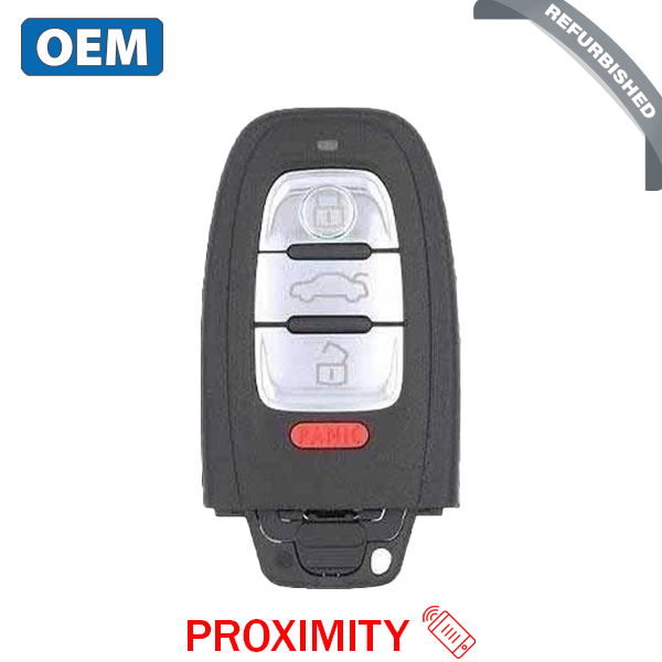 2008-2016 Audi / 4-Button Smart Key / PN: 8T0959754G / IYZFBSB802 / Comfort Access (OEM Refurb) - UHS Hardware 2008-2016 Audi / 4-Button Smart Key / PN: 8T0959754G / IYZFBSB802 / Comfort Access (OEM Refurb) - UHS Hardware