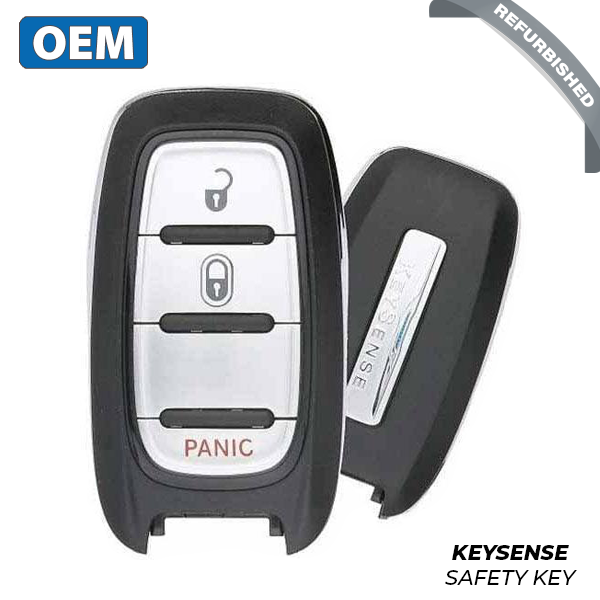 2017-2021 Chrysler Pacifica / 3-Button Smart Key / PN: 68238686AC / M3N-97395900 w/ KeySense (OEM Refurb) - UHS Hardware 2017-2021 Chrysler Pacifica / 3-Button Smart Key / PN: 68238686AC / M3N-97395900 w/ KeySense (OEM Refurb) - UHS Hardware