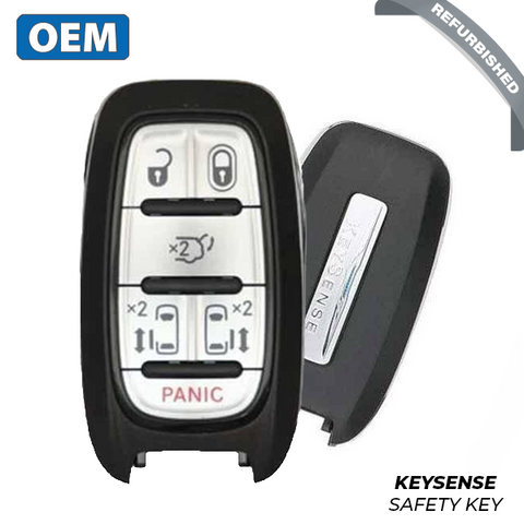2017-2021 Chrysler Pacifica / 6-Button Smart Key / PN: 68241534 AC / M3N-97395900 / w/KeySense (OEM Refurb) - UHS Hardware 2017-2021 Chrysler Pacifica / 6-Button Smart Key / PN: 68241534 AC / M3N-97395900 / w/KeySense (OEM Refurb) - UHS Hardware