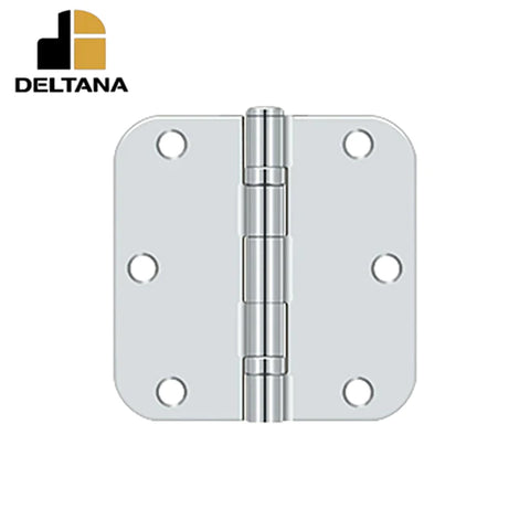Deltana - 3-1/2" x 3-1/2" x 5/8" Radius Hinge - Ball Bearing - Optional Finish Deltana - 3-1/2" x 3-1/2" x 5/8" Radius Hinge - Ball Bearing - Optional Finish