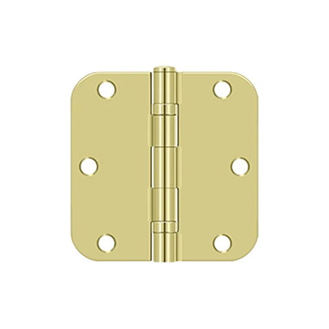 Deltana - 3-1/2" x 3-1/2" x 5/8" Radius Hinge - Ball Bearing - Optional Finish Deltana - 3-1/2" x 3-1/2" x 5/8" Radius Hinge - Ball Bearing - Optional Finish